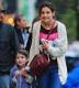 Katie Holmes, Suri Pull Faces On Ice Cream Date!